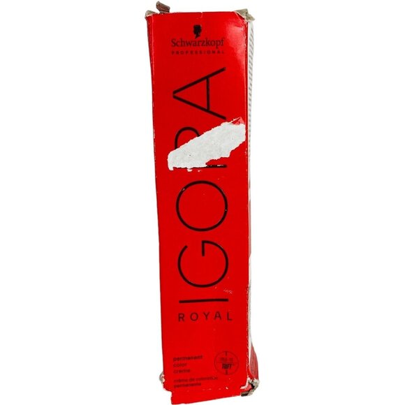 Schwarzkopf Igora Royal Permanent Hair Color 7-57 Med Blnde Gld Cpr Exp 1/26 - Picture 1 of 6